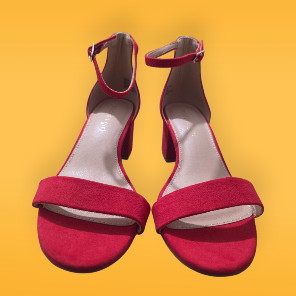 Madden Girl Red Heeled Sandals